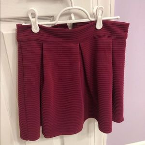 Aeropostale maroon skirt